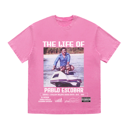 RDMCLOTHINGART tapestry hoodie PABLO ESCBAR HEAVY WEIGHT COTTON TEE-8825