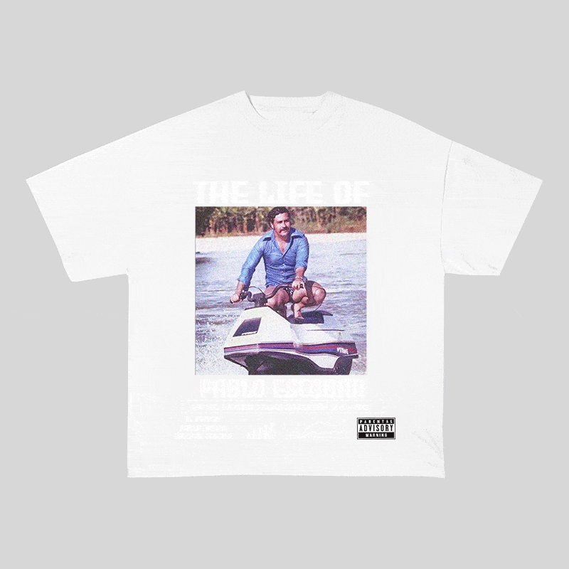 RDMCLOTHINGART tapestry hoodie PABLO ESCBAR HEAVY WEIGHT COTTON TEE-8825