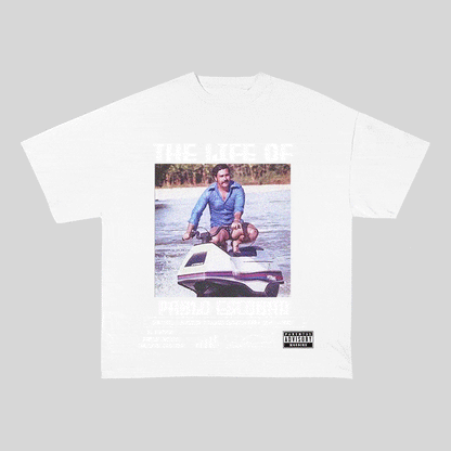 RDMCLOTHINGART tapestry hoodie PABLO ESCBAR HEAVY WEIGHT COTTON TEE-8825