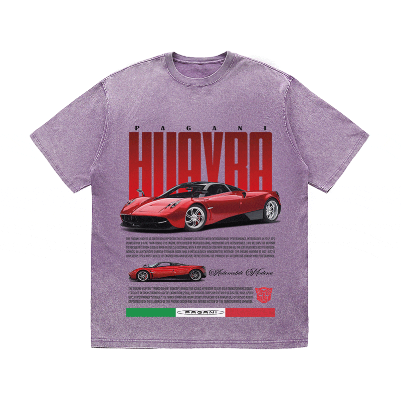 RDMCLOTHINGART tapestry hoodie PAGANI HUAYRA HEAVY WEIGHT COTTON TEE-8836