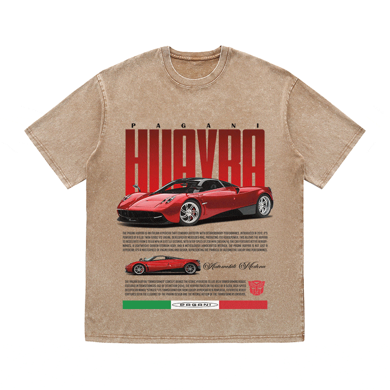 RDMCLOTHINGART tapestry hoodie PAGANI HUAYRA HEAVY WEIGHT COTTON TEE-8836