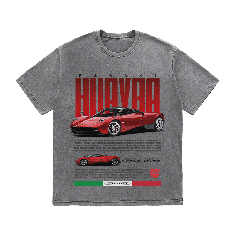 RDMCLOTHINGART tapestry hoodie PAGANI HUAYRA HEAVY WEIGHT COTTON TEE-8836