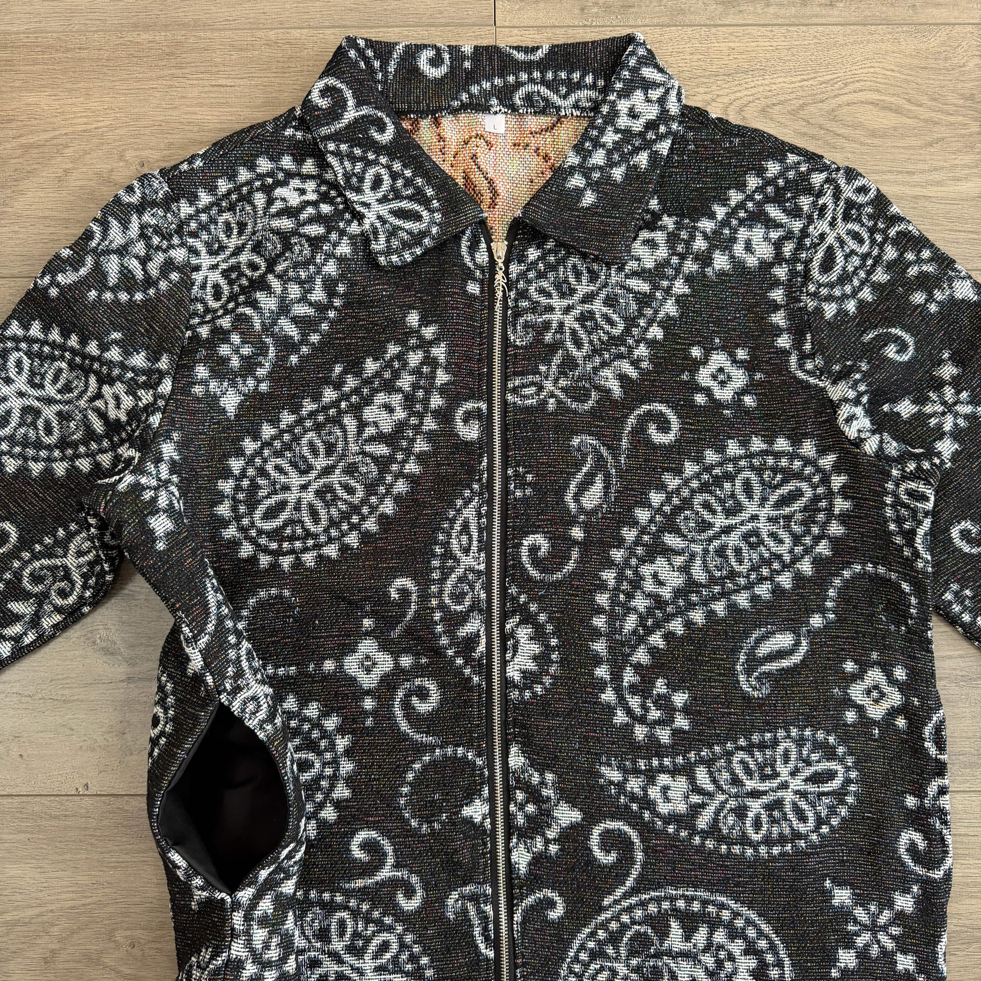 RDMCLOTHINGART tapestry hoodie PAISLEY TAPESTRY JACKET