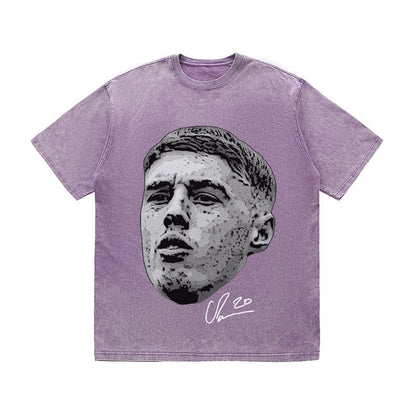 RDMCLOTHINGART tapestry hoodie PALMER HEAVY COTTON TEES-9617