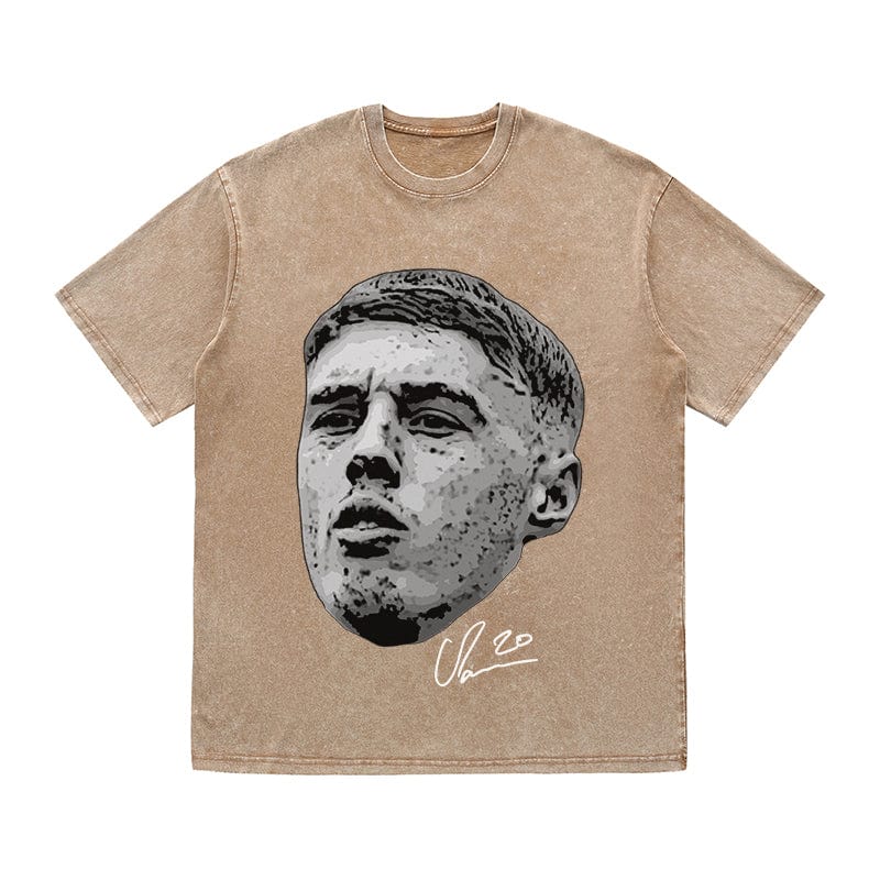 RDMCLOTHINGART tapestry hoodie PALMER HEAVY COTTON TEES-9617