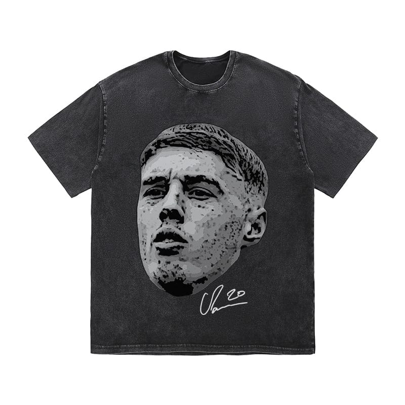 RDMCLOTHINGART tapestry hoodie PALMER HEAVY COTTON TEES-9617