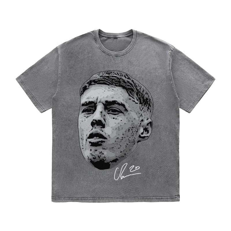 RDMCLOTHINGART tapestry hoodie PALMER HEAVY COTTON TEES-9617