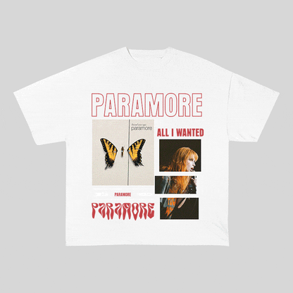 RDMCLOTHINGART tapestry hoodie PARAMORE HEAVY WEIGHT COTTON TEE-9014