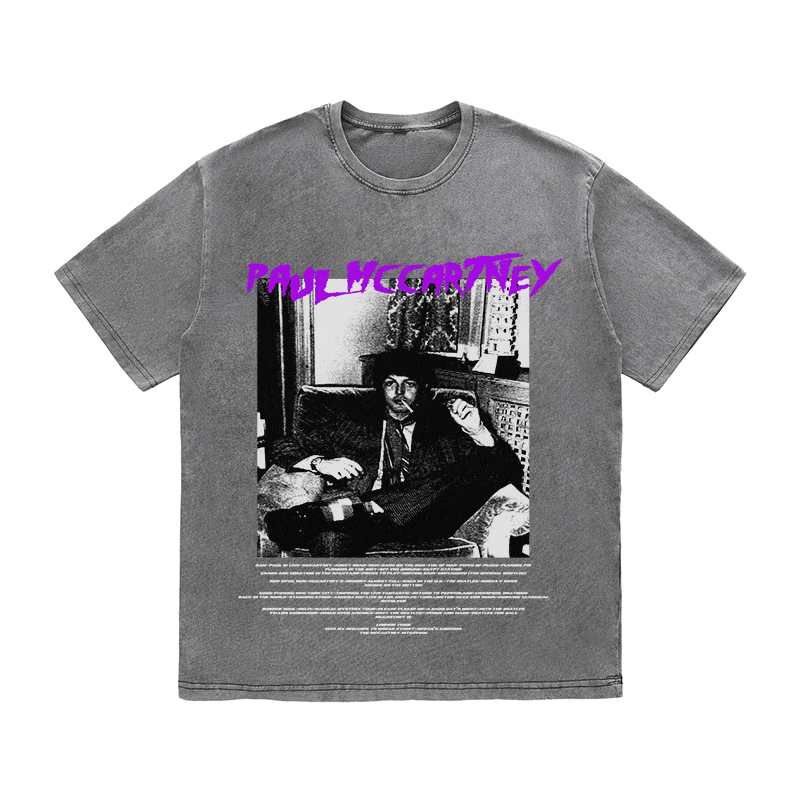 RDMCLOTHINGART tapestry hoodie PAUL MCCARTNEY HEAVY WEIGHT COTTON TEE-8944