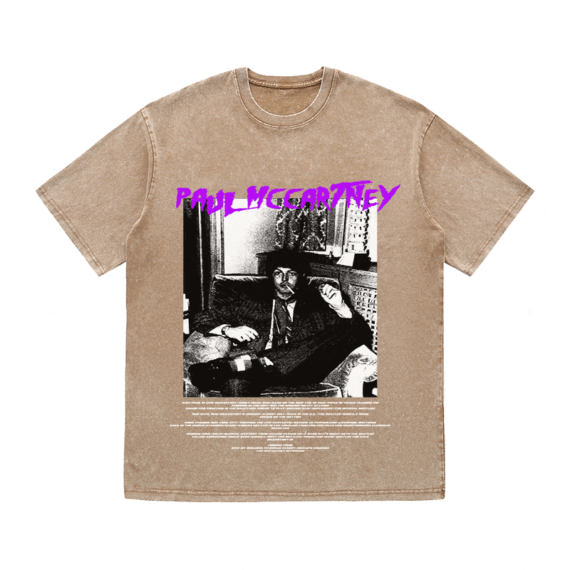 RDMCLOTHINGART tapestry hoodie PAUL MCCARTNEY HEAVY WEIGHT COTTON TEE-8944