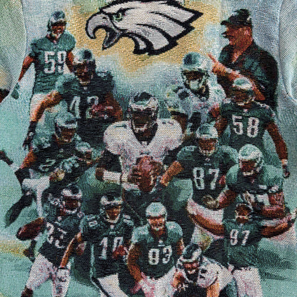 RDMCLOTHINGART tapestry hoodie PHILADELPHIA EAGLES  TAPESTRY JACKET