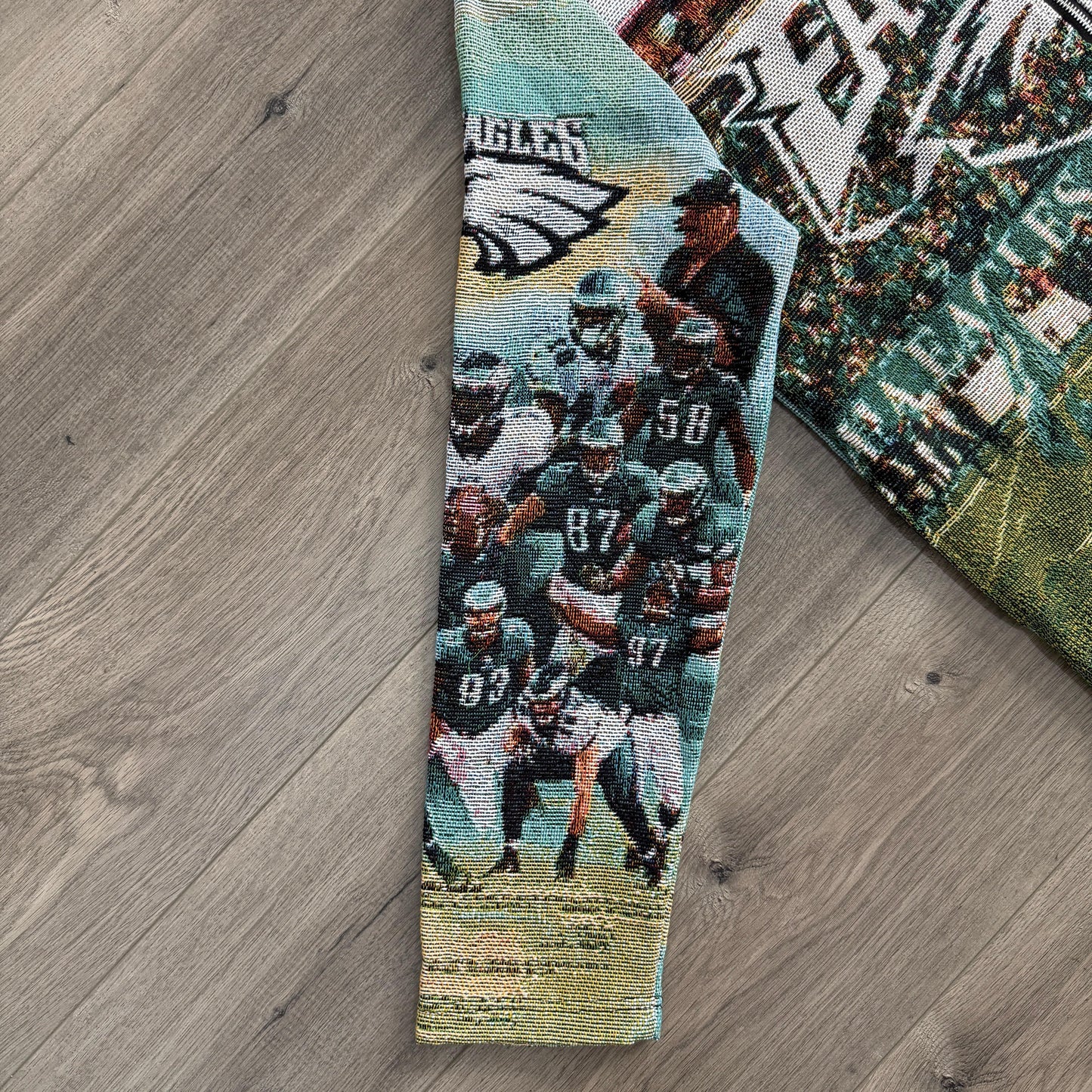 RDMCLOTHINGART tapestry hoodie PHILADELPHIA EAGLES  TAPESTRY JACKET