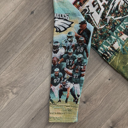 RDMCLOTHINGART tapestry hoodie PHILADELPHIA EAGLES  TAPESTRY JACKET