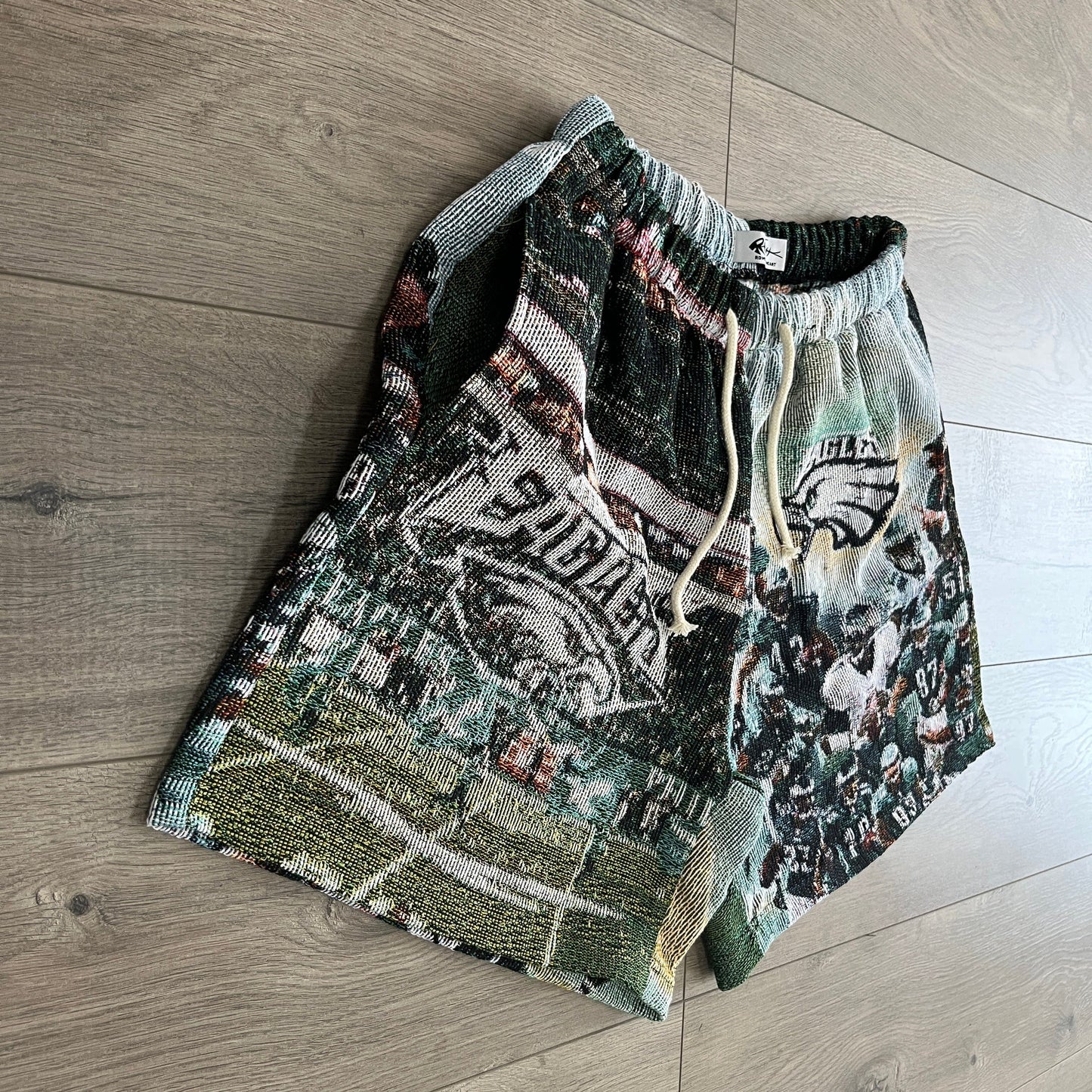 RDMCLOTHINGART tapestry hoodie PHILADELPHIA EAGLES TAPESTRY SHORTS