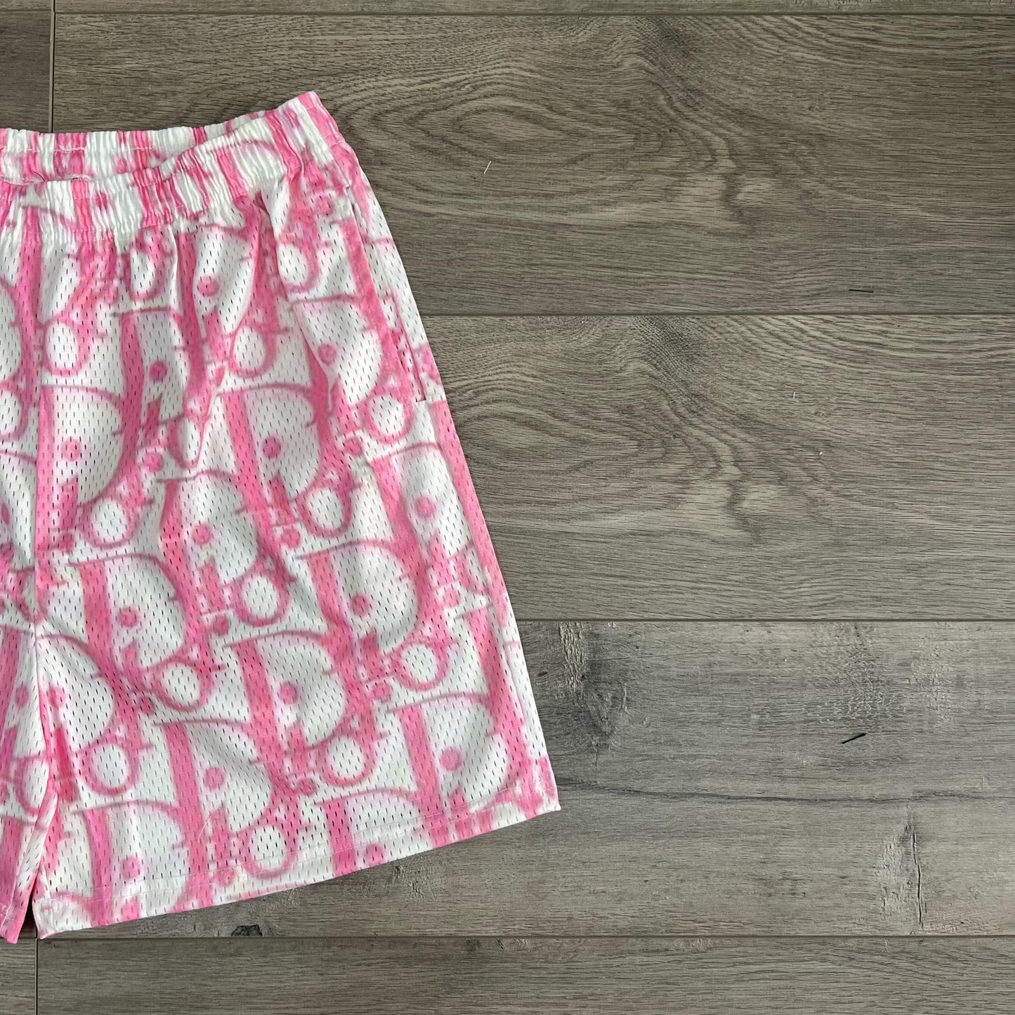 RDMCLOTHINGART tapestry hoodie PINK DC MESH SHORTS-8704