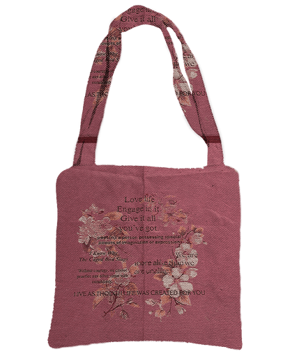 RDMCLOTHINGART tapestry hoodie PINK MAYA TAPESTRY BAG