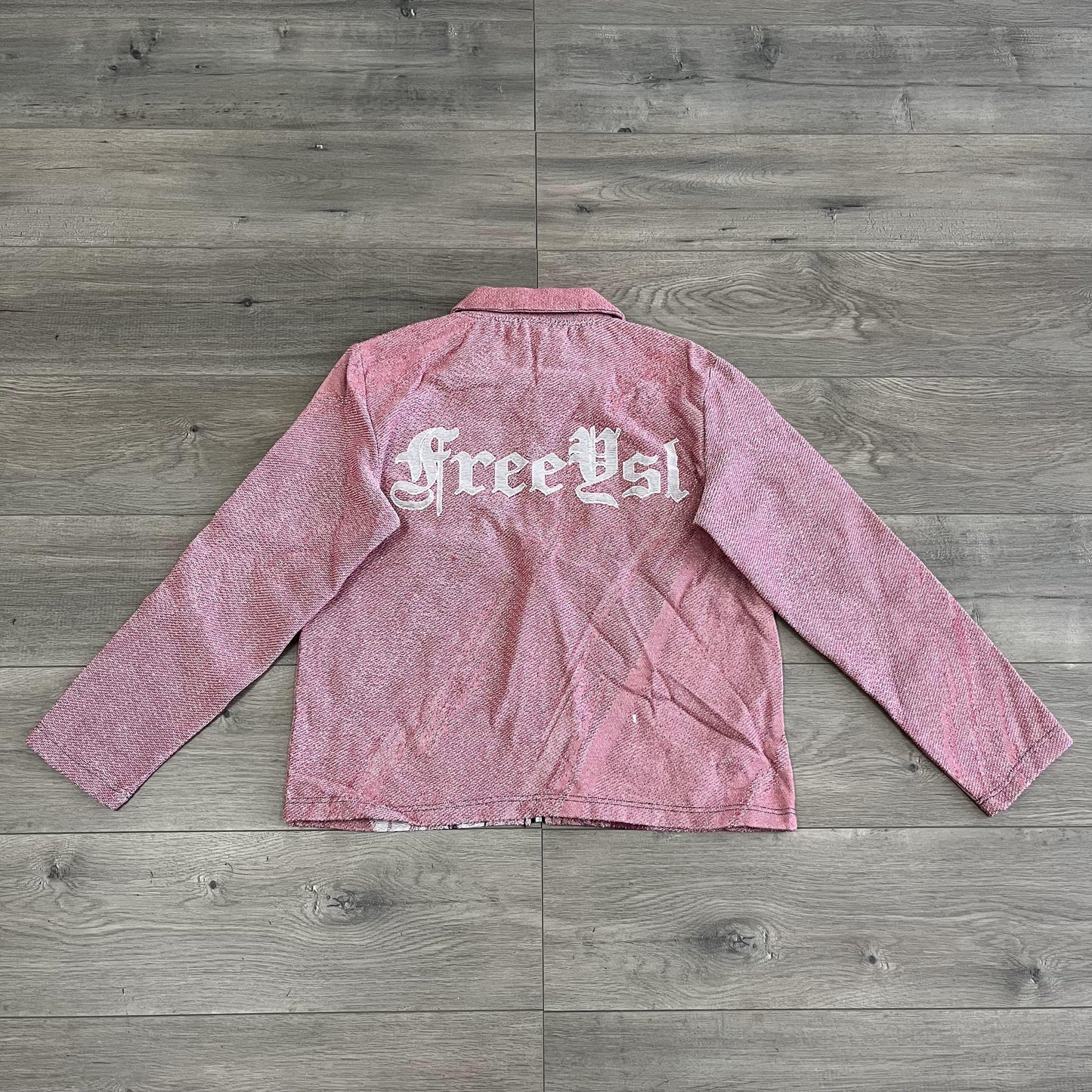 PINK YSL TAPESTRY JACKET - RDMCLOTHINGART