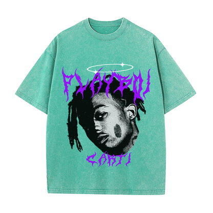 RDMCLOTHINGART tapestry hoodie PLAYBOI CARTY HEAVY WEIGHT COTTON TEE-8915