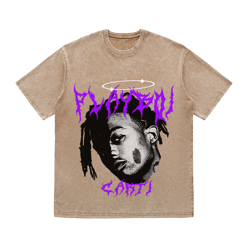 RDMCLOTHINGART tapestry hoodie PLAYBOI CARTY HEAVY WEIGHT COTTON TEE-8915