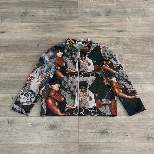 RDMCLOTHINGART tapestry hoodie PLAYBOI TAPESTRY JACKET