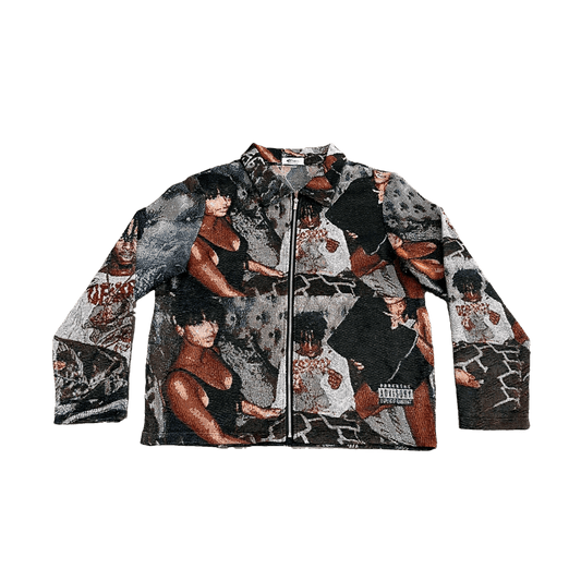 RDMCLOTHINGART tapestry hoodie PLAYBOI TAPESTRY JACKET