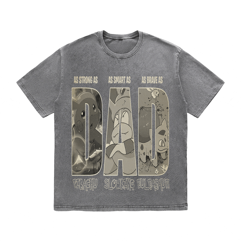 RDMCLOTHINGART tapestry hoodie POKEMON HEAVY WEIGHT COTTON TEE-8814