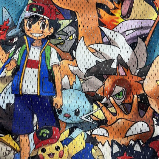 POKEMON MESH SHORTS-8667 - RDMCLOTHINGART