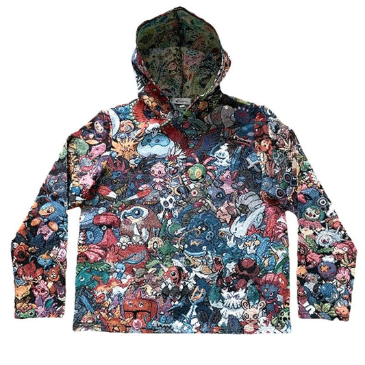 POKEMON TAPESTRY HOODIE - RDMCLOTHINGART
