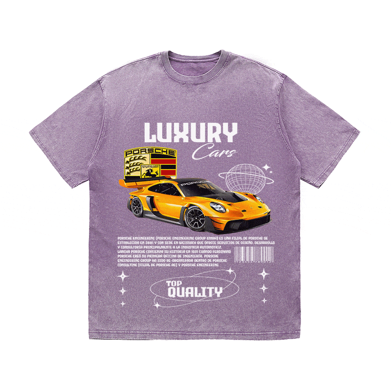 RDMCLOTHINGART tapestry hoodie PORSHE HEAVY WEIGHT COTTON TEE-9110