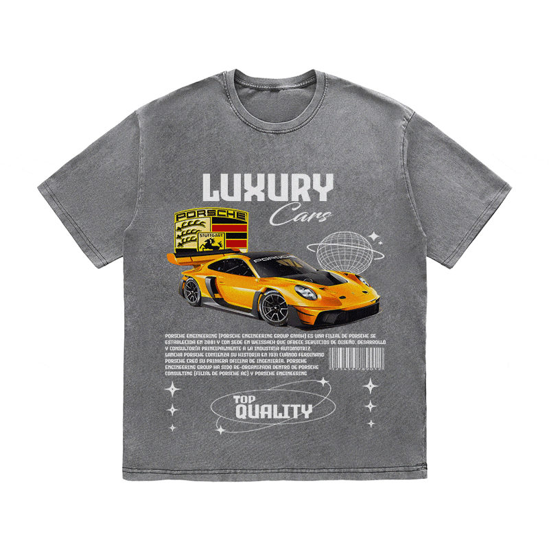 RDMCLOTHINGART tapestry hoodie PORSHE HEAVY WEIGHT COTTON TEE-9110