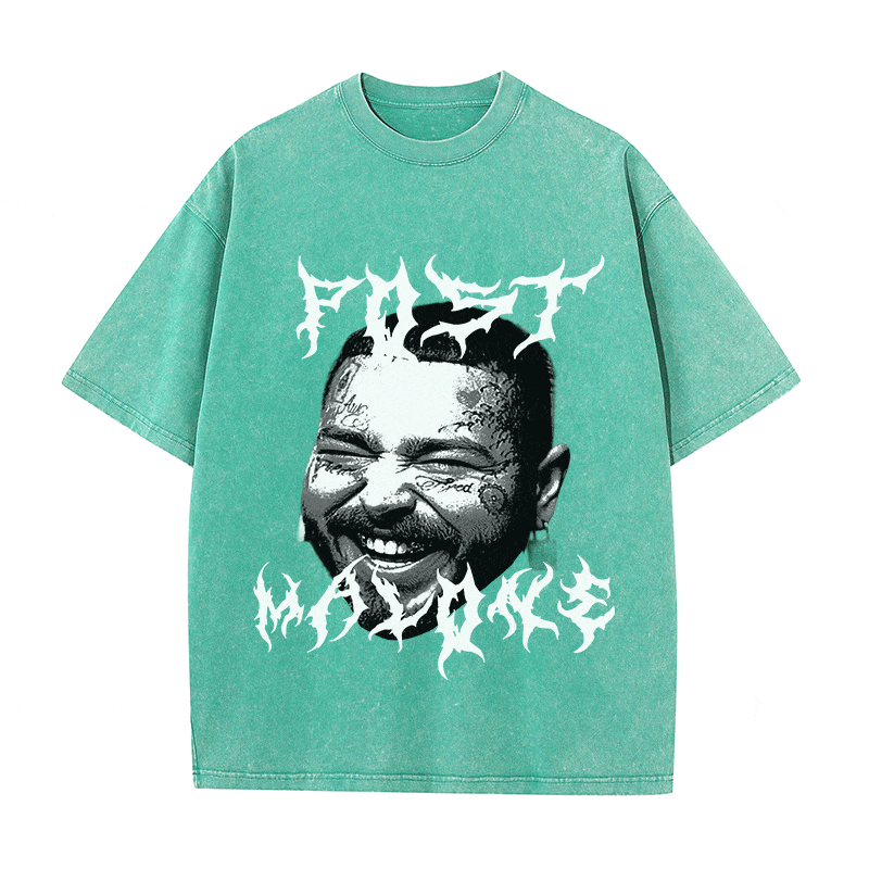 RDMCLOTHINGART tapestry hoodie POST MALONE HEAVY WEIGHT COTTON TEE-8891