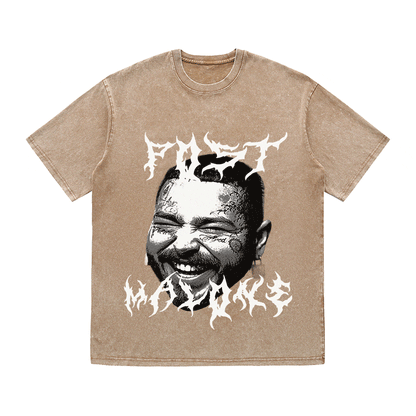 RDMCLOTHINGART tapestry hoodie POST MALONE HEAVY WEIGHT COTTON TEE-8891