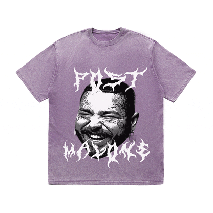 RDMCLOTHINGART tapestry hoodie POST MALONE HEAVY WEIGHT COTTON TEE-8891