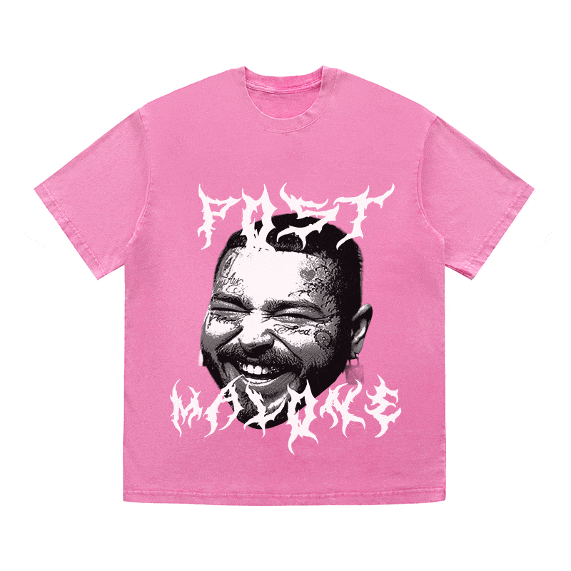 RDMCLOTHINGART tapestry hoodie POST MALONE HEAVY WEIGHT COTTON TEE-8891