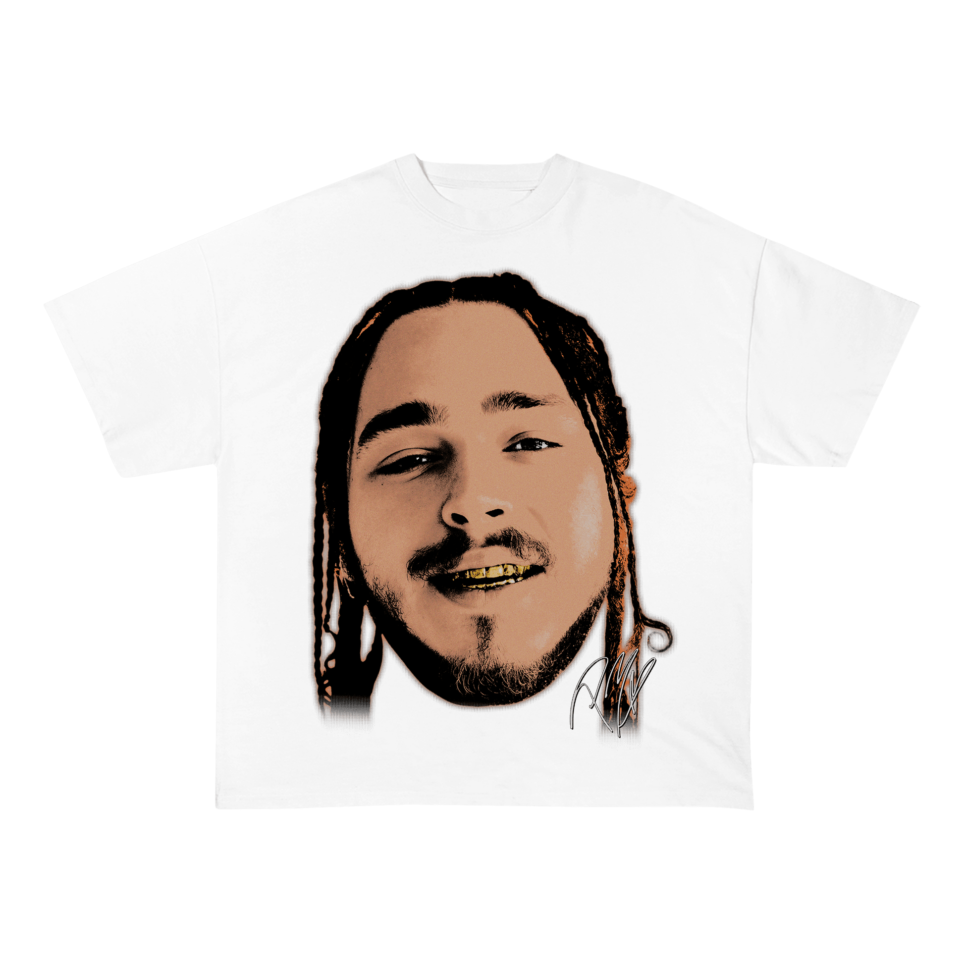 POSTMALONE HEAVY WEIGHT COTTON TEE-8034 - RDMCLOTHINGART