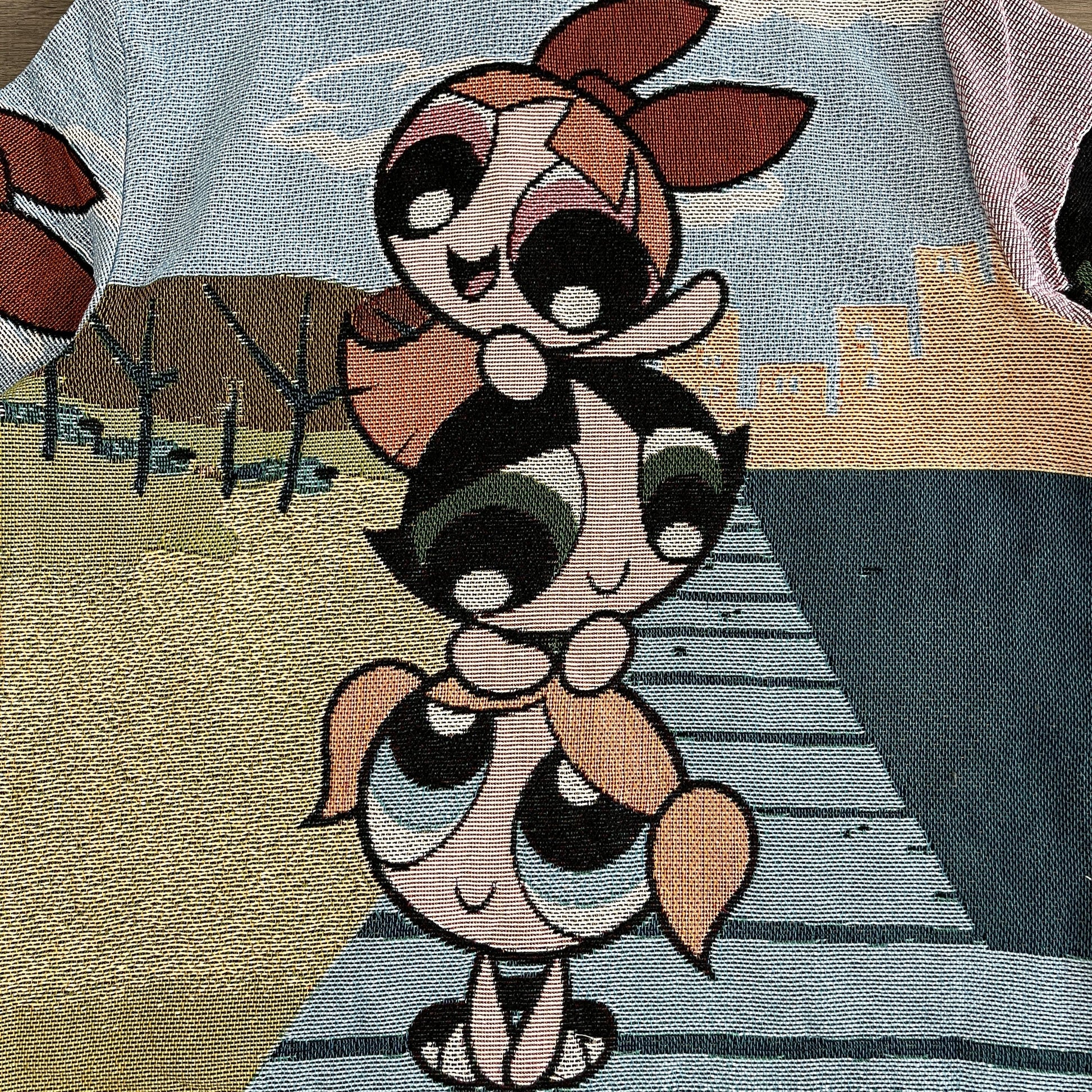 POWERPUFF GIRLS TAPESTRY HOODIE - RDMCLOTHINGART