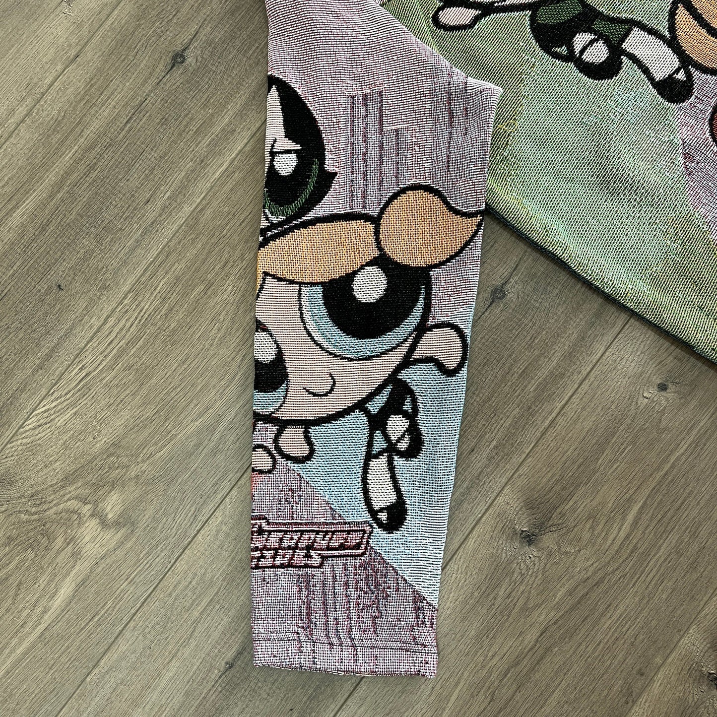 POWERPUFF GIRLS TAPESTRY HOODIE - RDMCLOTHINGART