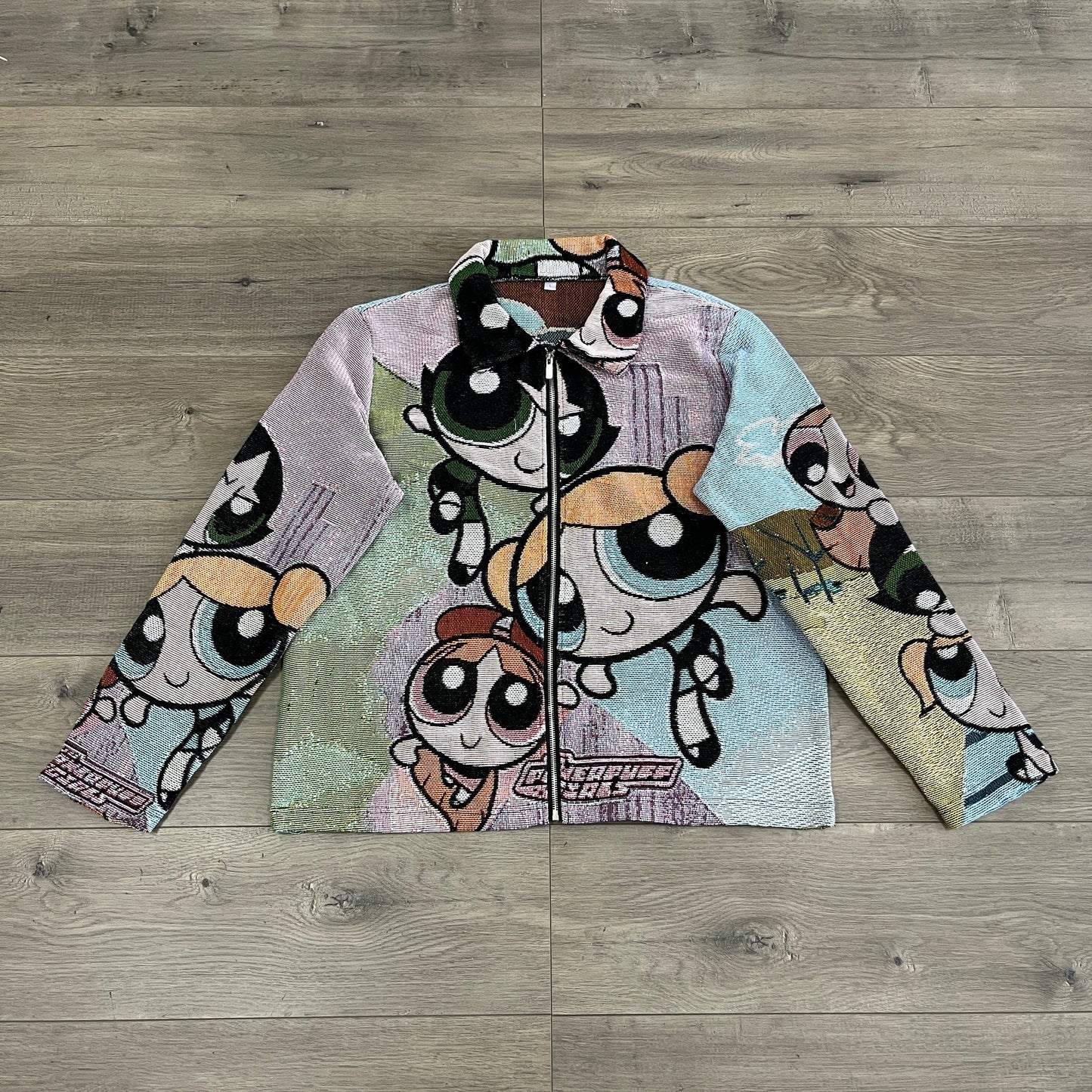 POWERPUFF GIRLS TAPESTRY JACKET - RDMCLOTHINGART