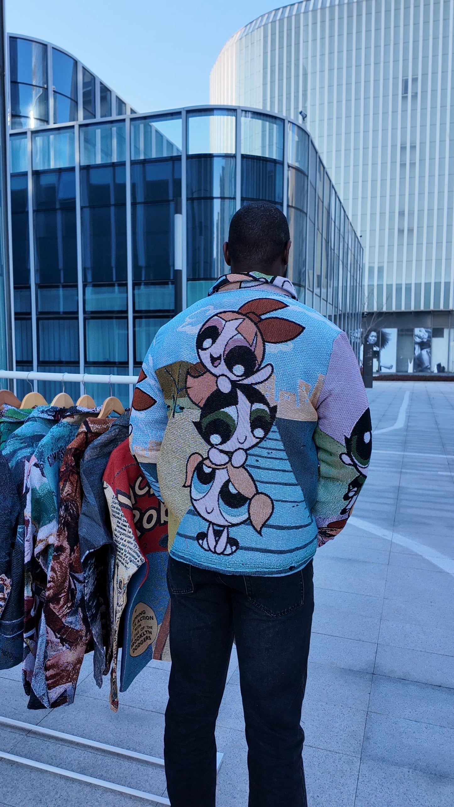 POWERPUFF GIRLS TAPESTRY JACKET - RDMCLOTHINGART