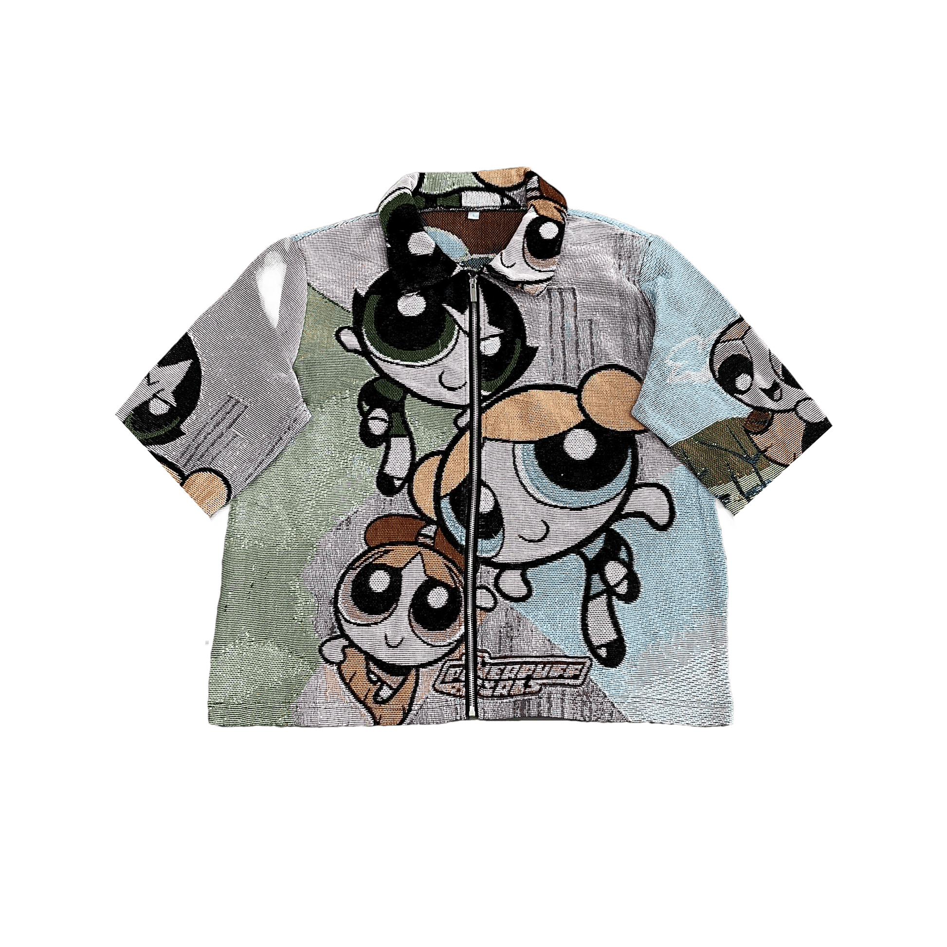 RDMCLOTHINGART tapestry hoodie POWERPUFF GIRLS  TAPESTRY TEE