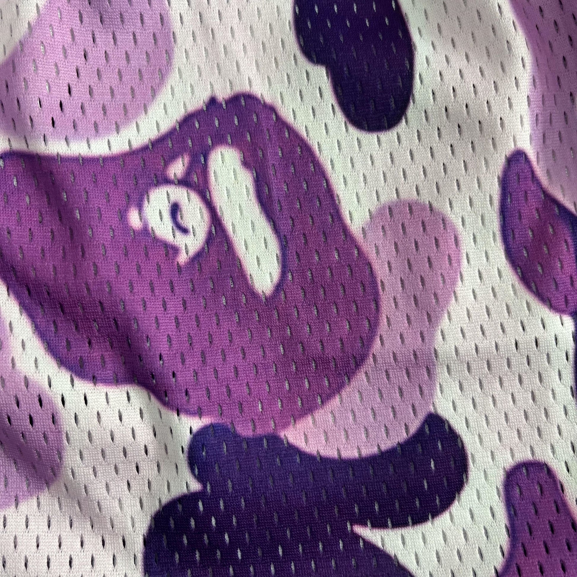 PURPLE CAMO MESH SHORTS-8697 - RDMCLOTHINGART