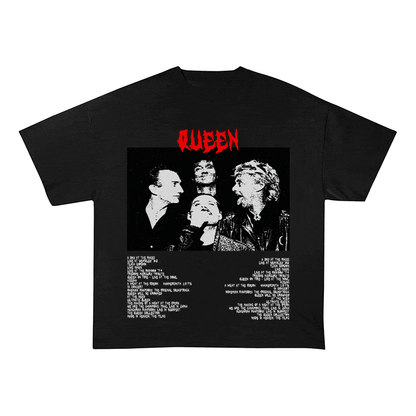 RDMCLOTHINGART tapestry hoodie QUEEN HEAVY WEIGHT COTTON TEE-8916