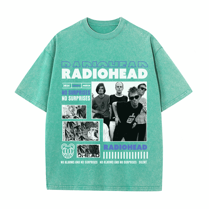 RDMCLOTHINGART tapestry hoodie RADIOHEAD HEAVY WEIGHT COTTON TEE-9017