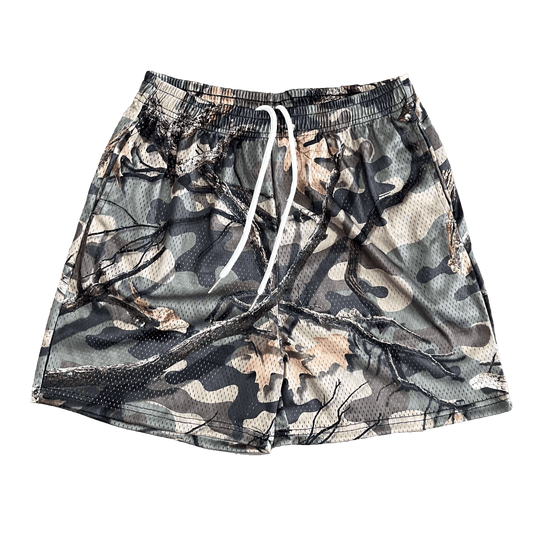 REAL TREE MESH SHORTS-8624 - RDMCLOTHINGART