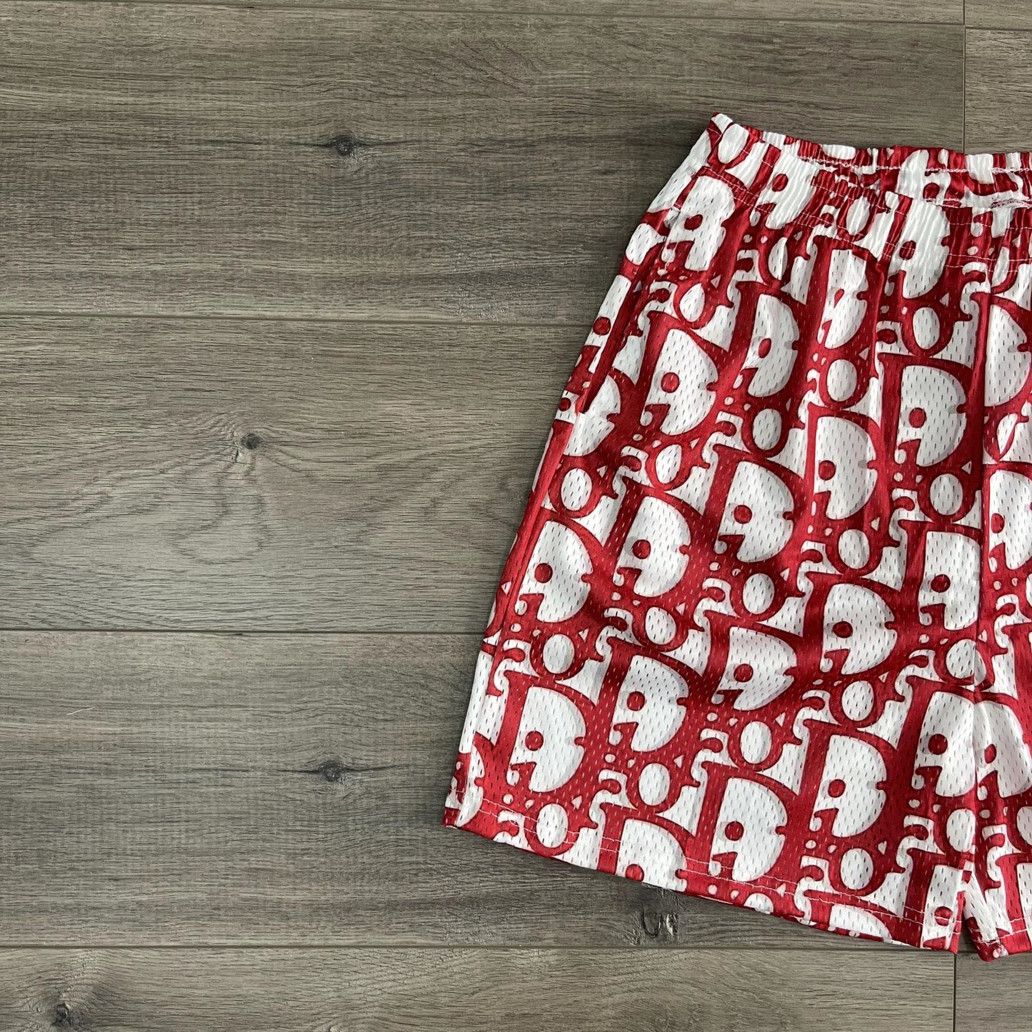 RDMCLOTHINGART tapestry hoodie RED DC MESH SHORTS-8702