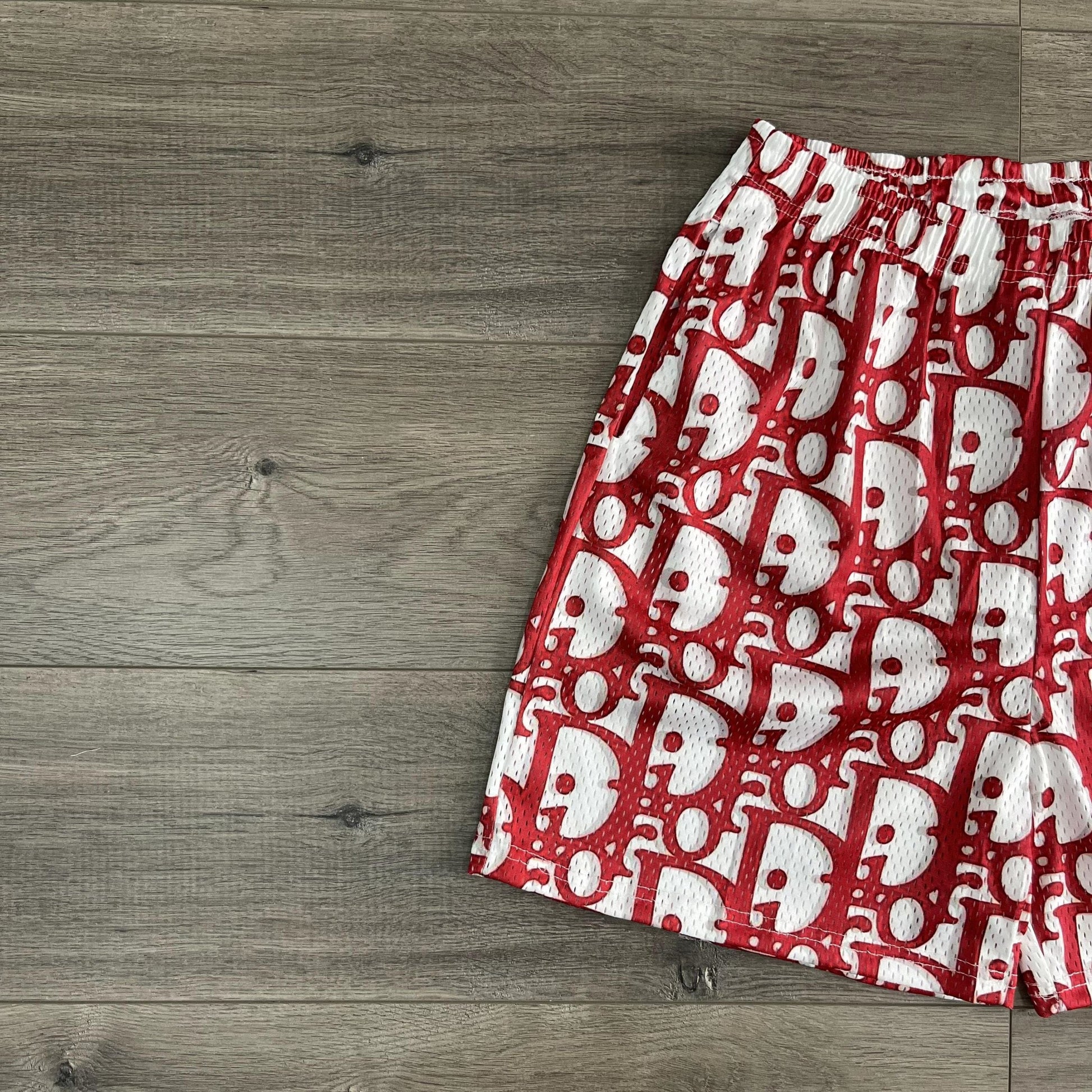 RDMCLOTHINGART tapestry hoodie RED DC MESH SHORTS-8702