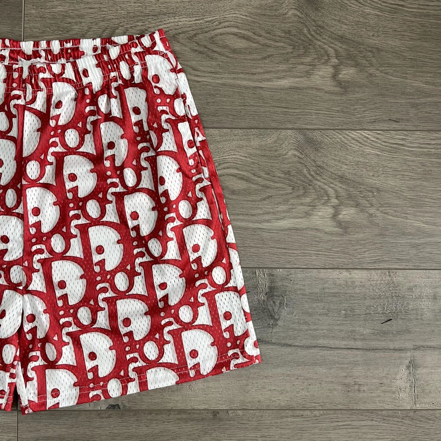 RDMCLOTHINGART tapestry hoodie RED DC MESH SHORTS-8702