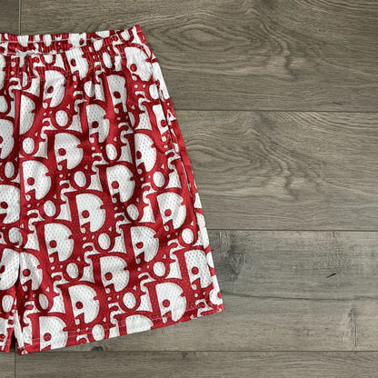 RDMCLOTHINGART tapestry hoodie RED DC MESH SHORTS-8702