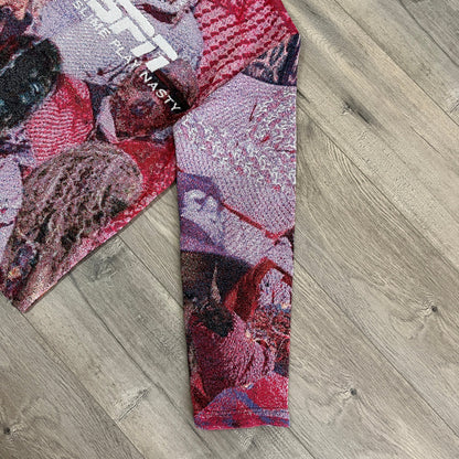 RED FREE YSL TAPESTRY JACKET - RDMCLOTHINGART