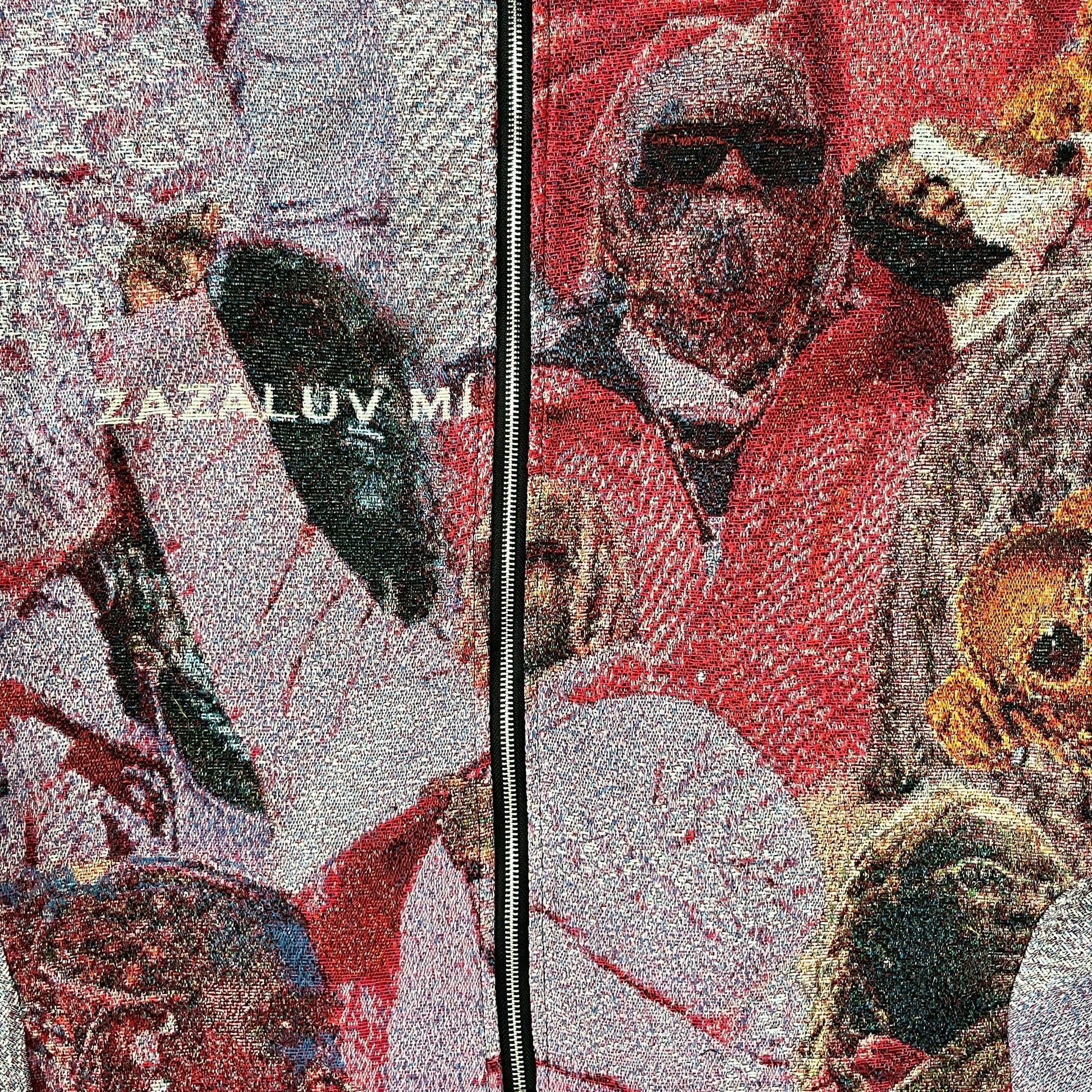 RED FREE YSL TAPESTRY JACKET - RDMCLOTHINGART